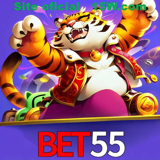 Imagem promocional da bet55 mostrando a plataforma e suas vantagens